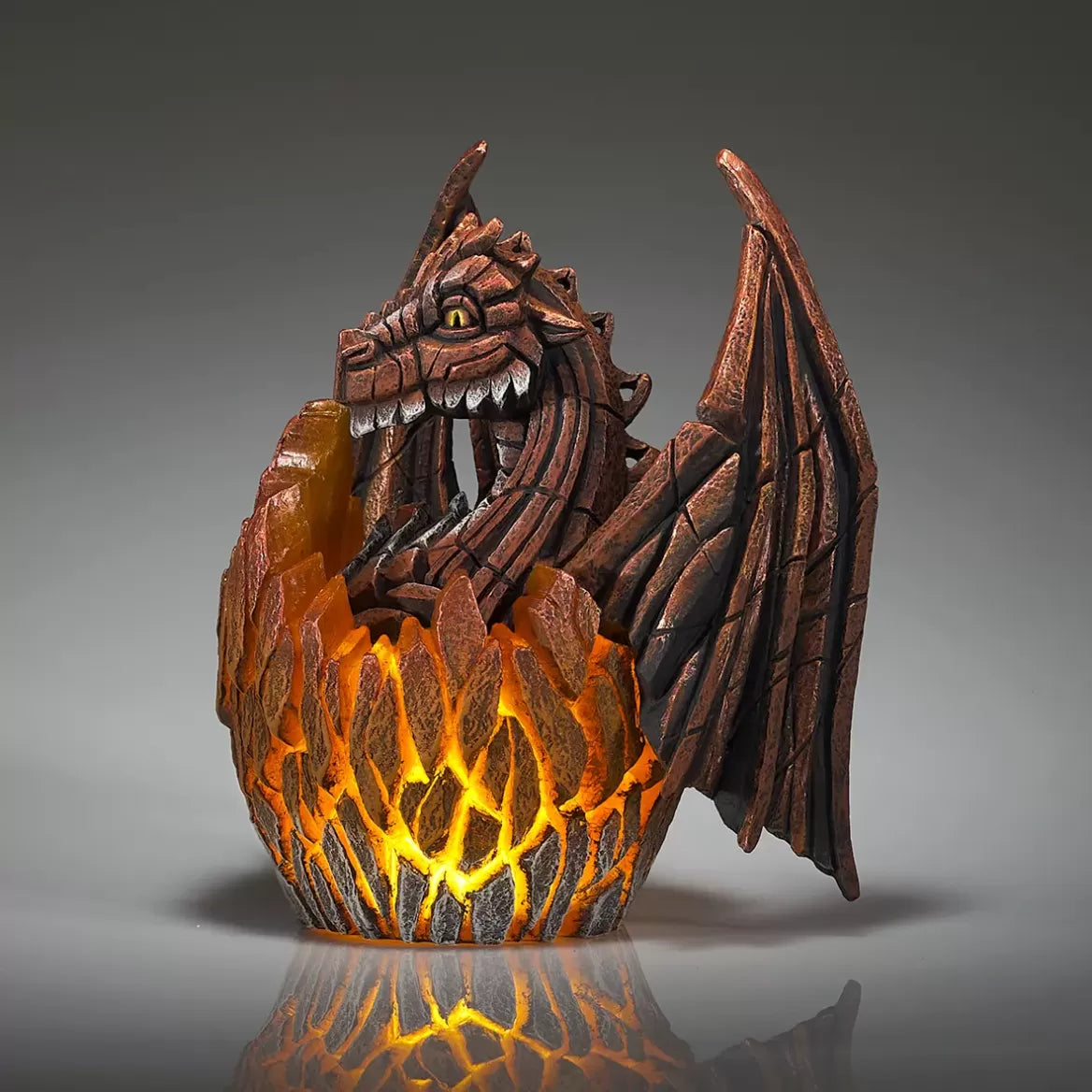 Handmade Copper Dragon Egg Sculpture - Unique Home Decor & Feng Shui Gift for Office, Living Room, or Meditation Space