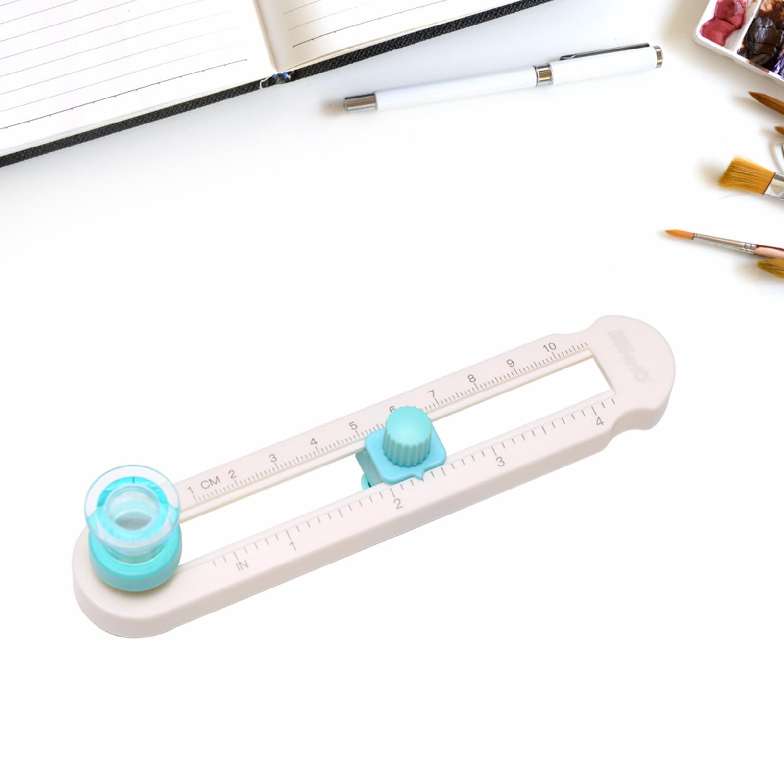 Professional Circle Cutter Tool - Rotary Paper Cutter for Scrapbooking, Card Making & Craft Projects | Precision Round Cutting for DIY, Paper Crafts & Art Supplies | Perfect for Cardstock, Vinyl & Fabric Cutting