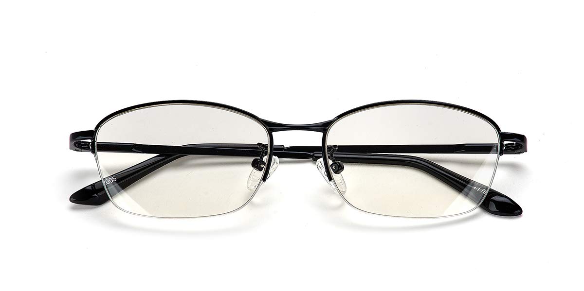 Progressive Multifocal Computer Reading Glasses - Blue Light Blocking Presbyopic Eyewear for Men | Reduce Eye Strain for Office Work & Screen Time