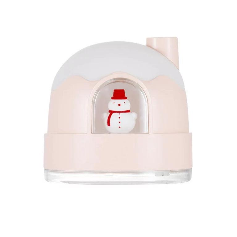 Snowman Humidifier Diffuser with Night Light - Aromatherapy Essential Oil Diffuser for Home, Office & Nursery - Perfect for Dry Air Relief, Better Sleep & Relaxation