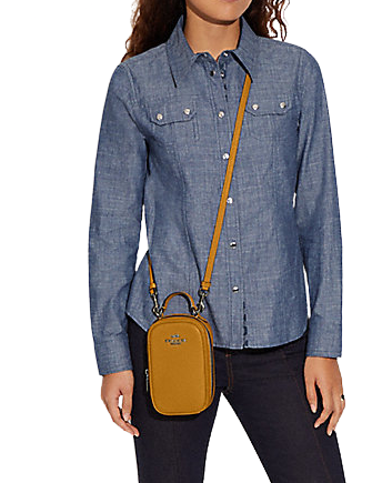 Coach Eva Phone Crossbody Bag - Stylish & Compact Purse for Women - Perfect for Everyday Use, Travel, and Shopping