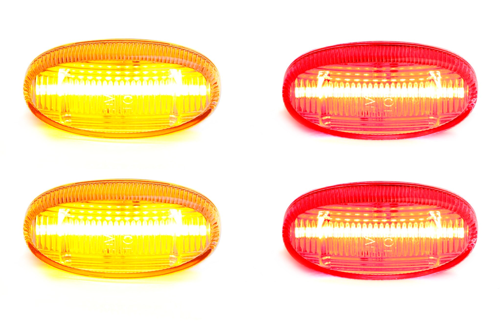 4pc Clear 48 LED Wheel Fender Side Marker Lights for 2011-2023 Ford F250 F550 Dually Trucks - Enhanced Visibility & Safety for Night Driving & Off-Road Adventures