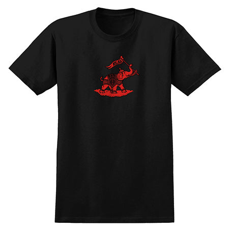 Authentic Short Sleeve Elephant Print Shirt for Men & Women - Black | Casual Summer Wear, Beach Outfit, and Vacation Style