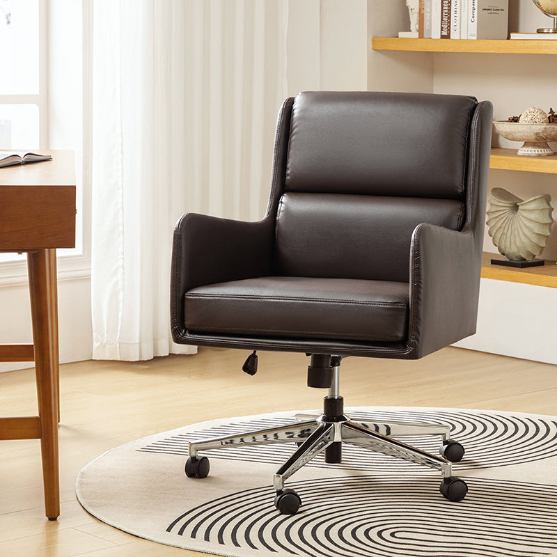 Eamonn Ergonomic Adjustable Swivel Office Chair with Metal Base - Perfect for Home Office, Gaming & Workspace Comfort