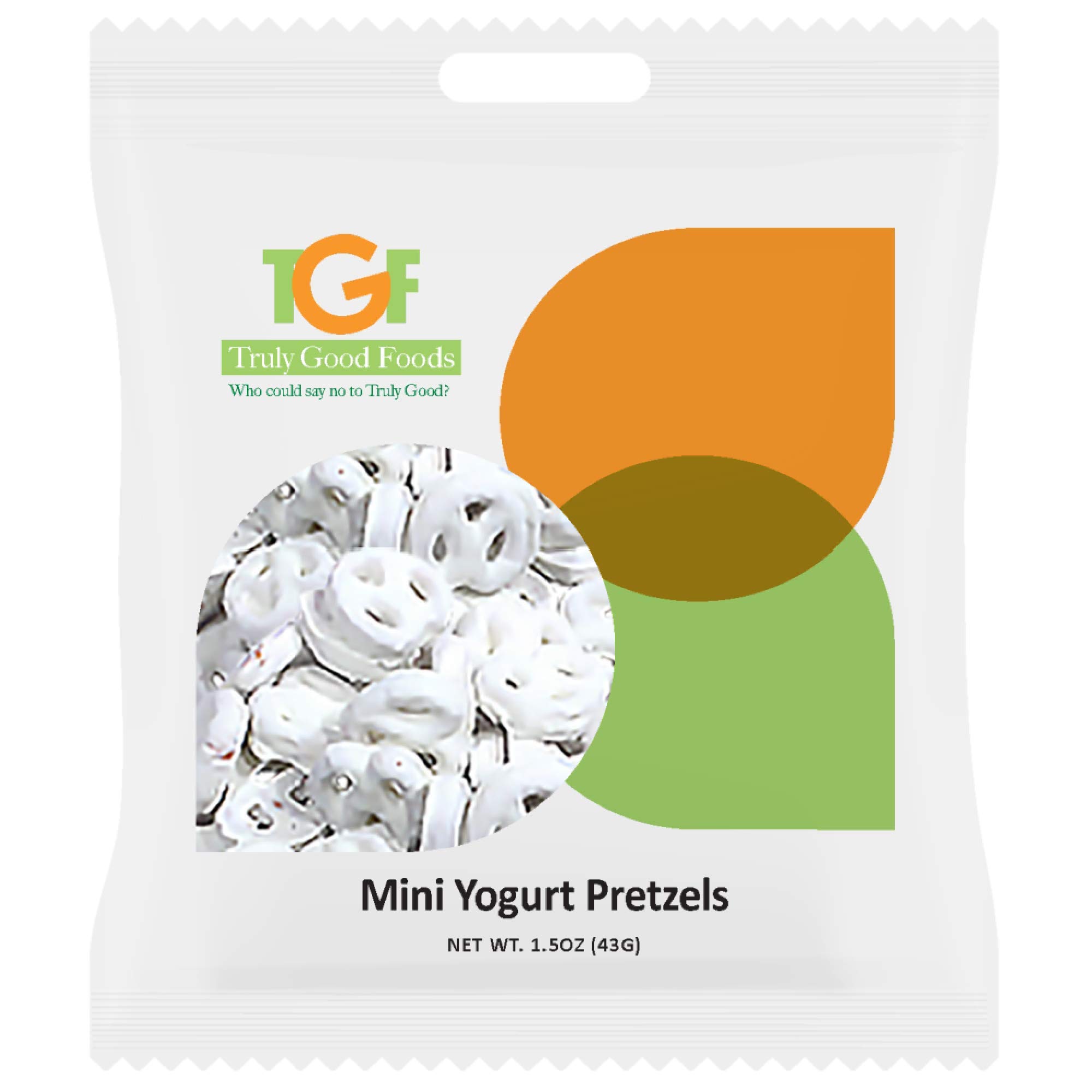 Mini Yogurt Pretzels - 1oz Snack Bags (120 Count) | Bulk Yogurt Covered Pretzels for Parties, School Lunches & Office Snacks
