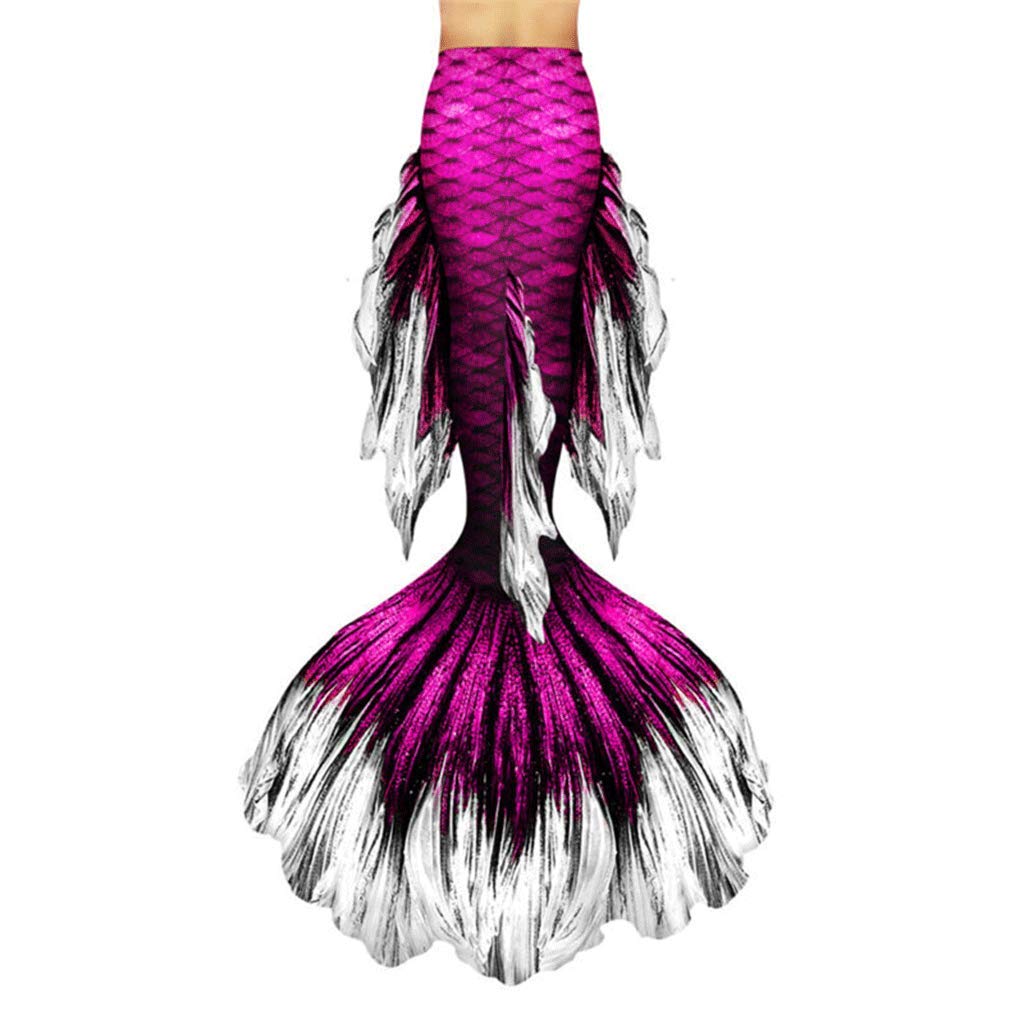 **Mermaid Tail for Kids - Girls Swimsuit with Monofin for Swimming, Bath & Role Play - Adjustable Size (Color-L) | Perfect for Pool, Beach & Underwater Fantasy Play**