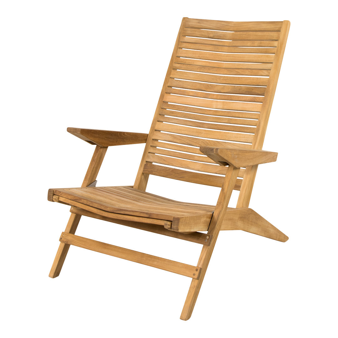 Flip Outdoor Deck Chair - Lightweight Folding Patio Lounge Chair for Poolside, Beach, Camping & Backyard Relaxation
