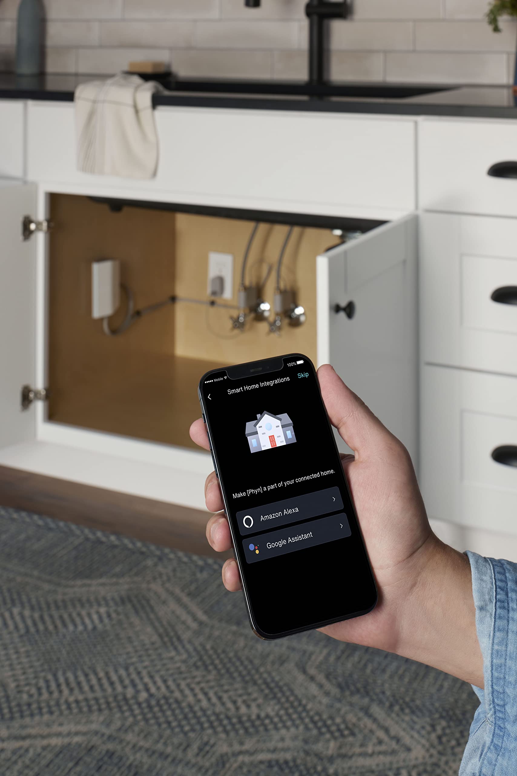 KOHLER H2Wise Smart Home Water Monitor - Real-Time Water Usage Tracker & Leak Detector for Smart Homes | Perfect for Bathroom, Kitchen & Laundry Room Water Conservation