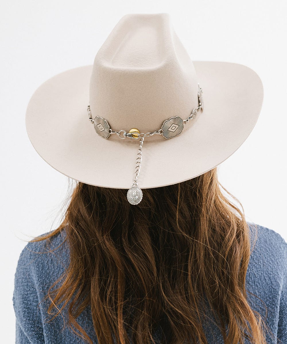 Western Concho Band - Vintage Style Leather Belt with Silver Conchos for Men & Women | Perfect for Cowboy Boots, Rodeo & Western Fashion Outfits