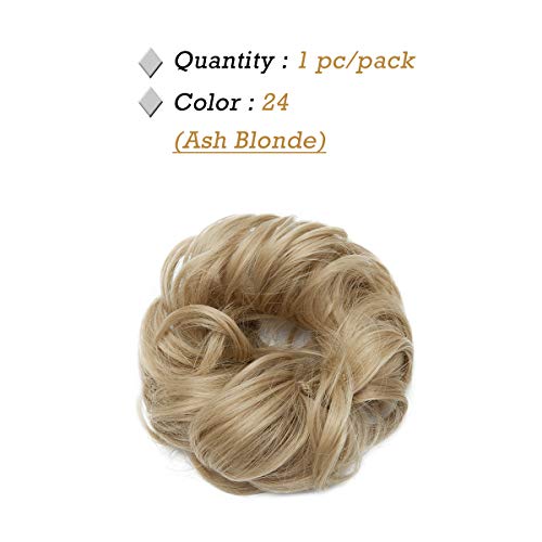Messy Bun Hair Extension for Curly Hair - Clip-in Updo Hairpiece for Women | Perfect for Weddings, Parties & Everyday Styling