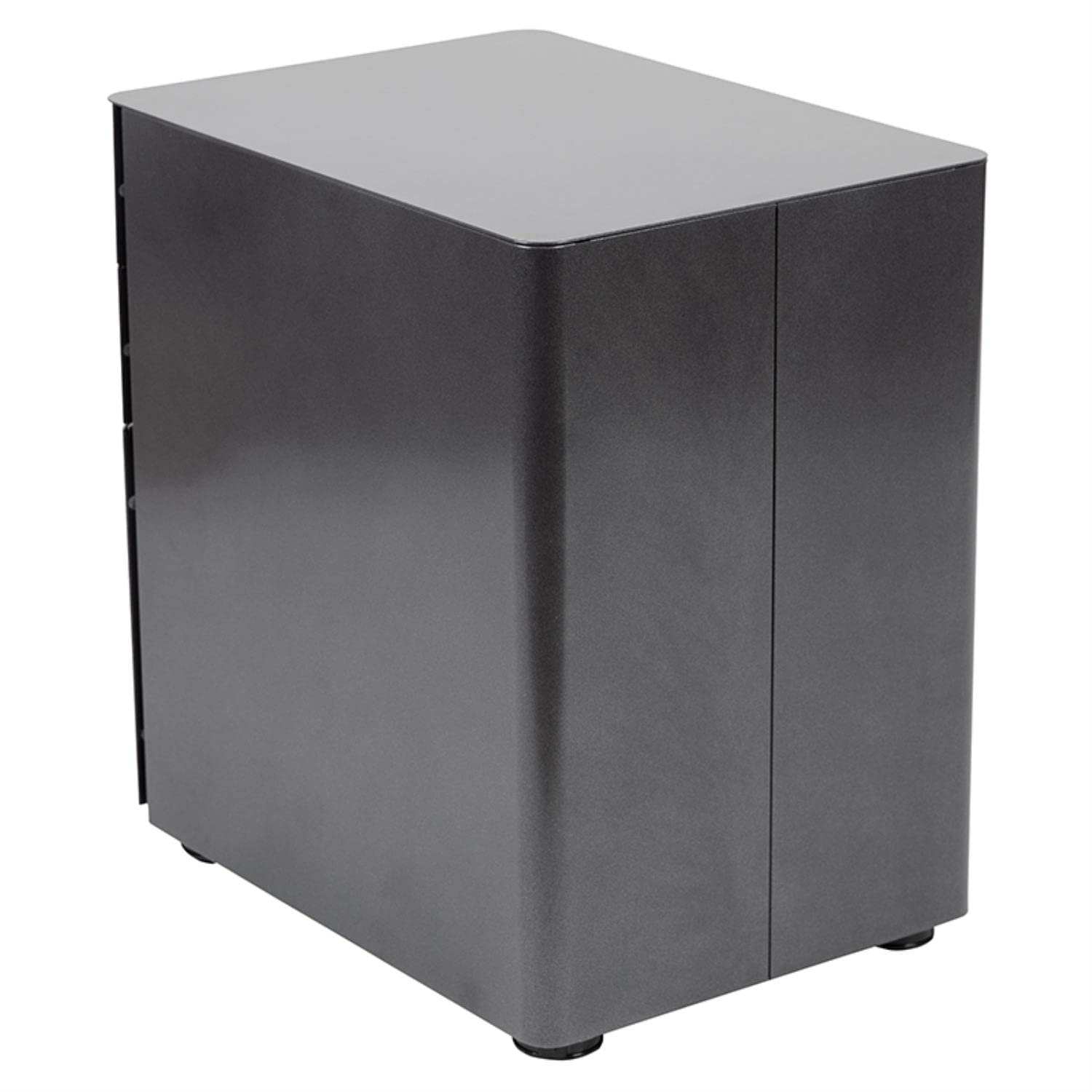 Flash Furniture Warner Modern 3-Drawer Mobile Locking File Cabinet with Anti-Tilt Mechanism - Black Office Storage for Legal & Letter Files - Perfect for Home Office, Corporate Workspaces & Document Organization