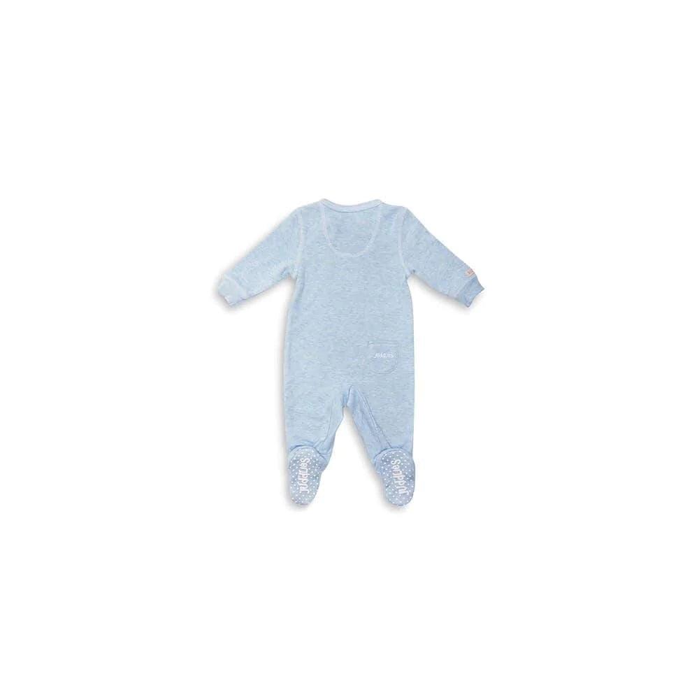 Juddlies Designs Blue Fleck Sleeper - Comfortable Baby Sleepwear for Newborns & Infants | Perfect for Nighttime & Naptime