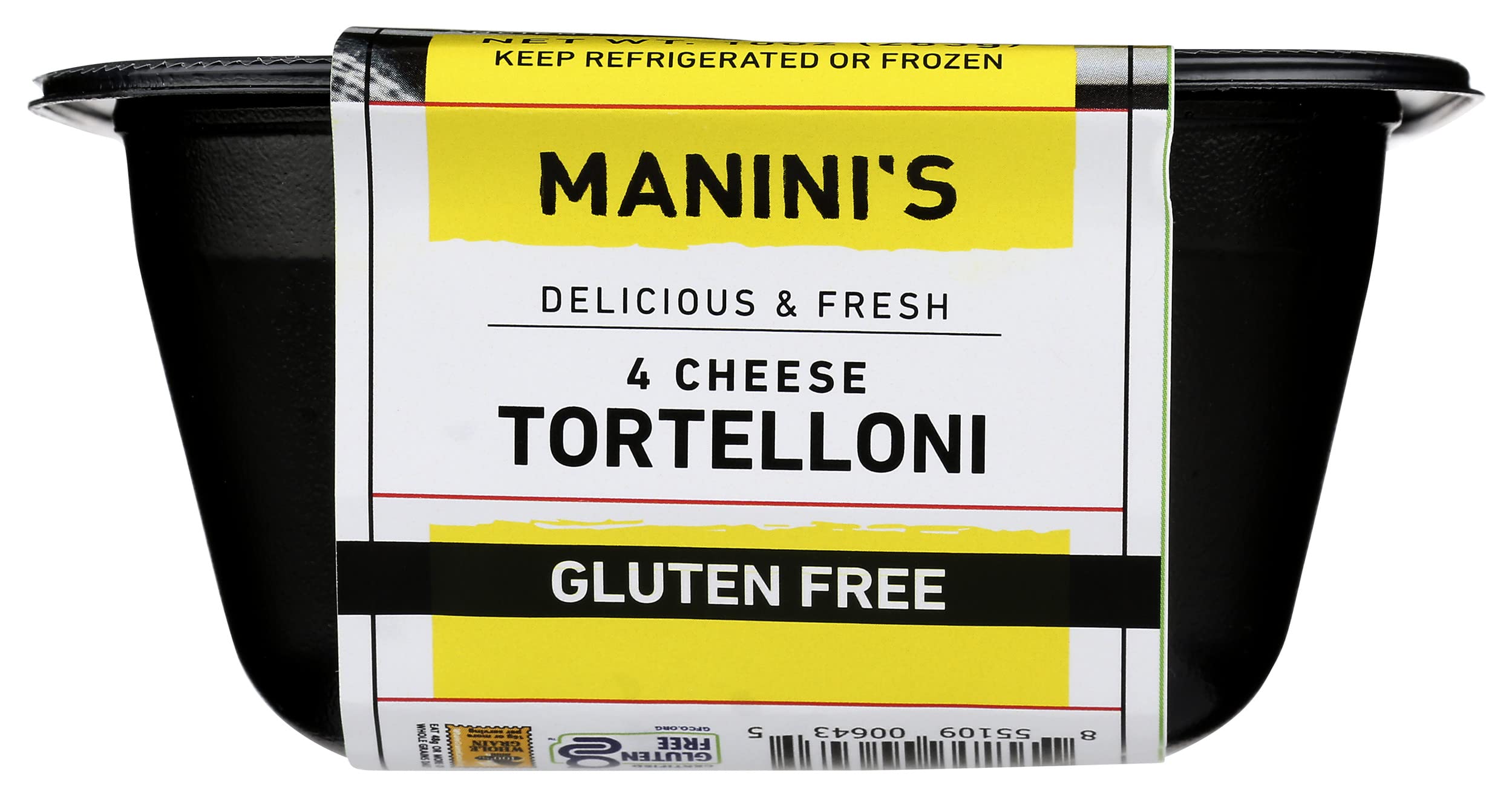 MANINIS Gluten Free 4 Cheese Tortelloni Pasta - 10 oz | Authentic Italian Taste | Perfect for Family Dinners & Italian-Themed Parties