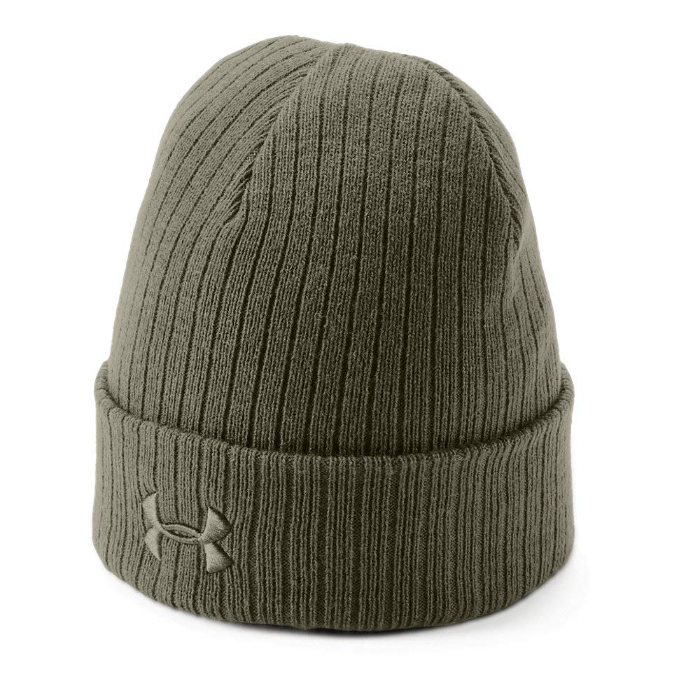 Under Armour Men's Tac Stealth Beanie 2.0 - Warm Winter Skull Cap for Running, Hiking & Outdoor Activities | Cold Weather Hat for Men