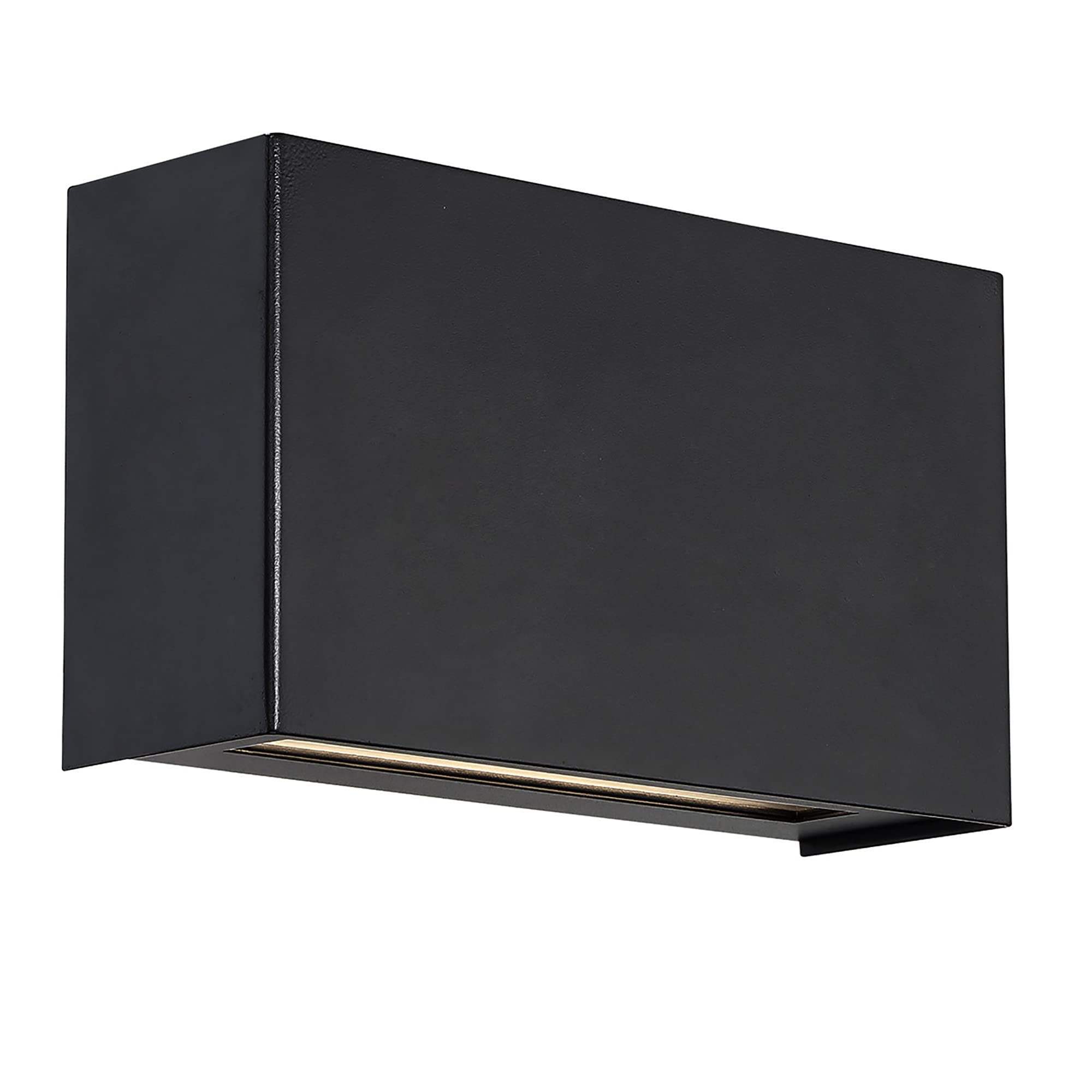 WAC Lighting dweLED Blok 12-inch LED Wall Sconce 3000K Black - Modern Wall Light for Bedroom, Hallway & Living Room Lighting