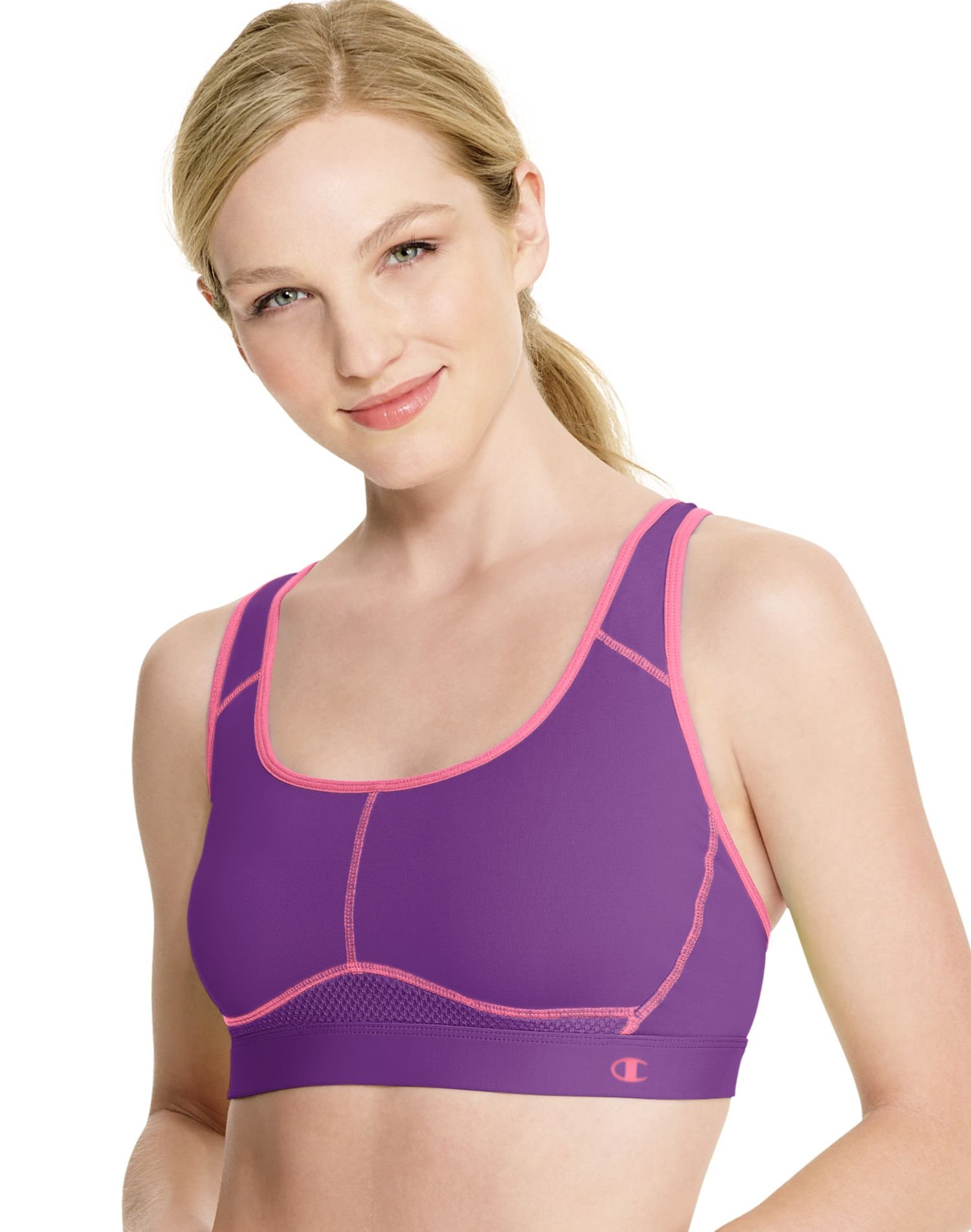Champion Women's X-Back Sports Bra - High Support Workout Bra for Running, Yoga & Gym - Moisture Wicking & Breathable Activewear
