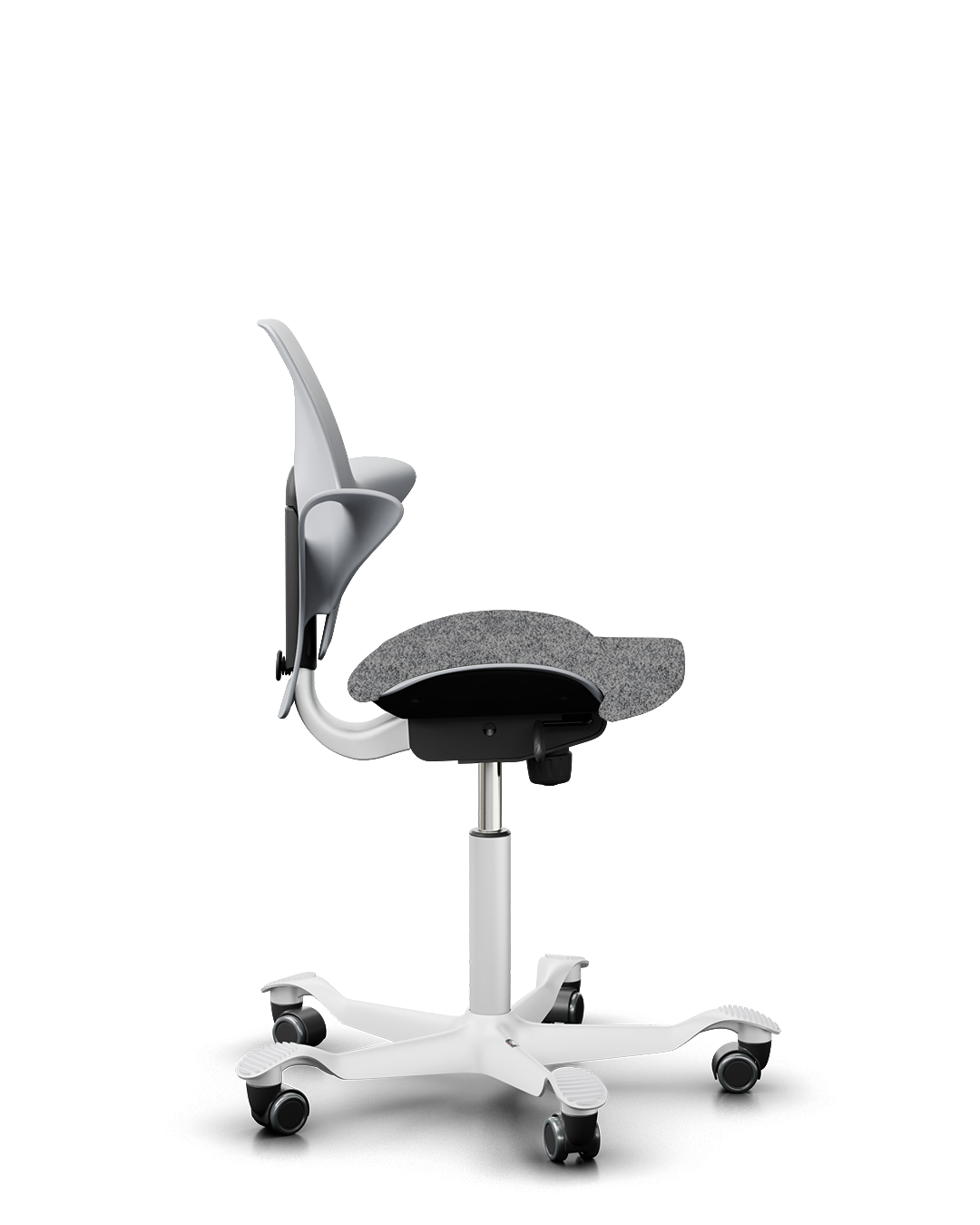 HÅG Capisco Puls 8020 Ergonomic Office Chair - Light Grey ARDA Fabric by Kvadrat | Modern Design Collection for Home & Workspace Comfort
