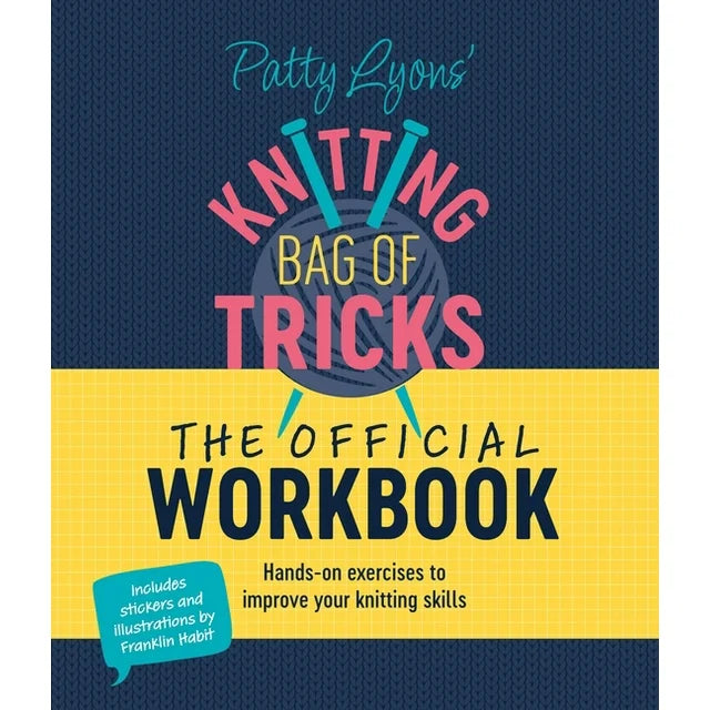 Knitting Bag of Tricks Workbook - Essential Knitting Guide for Beginners & Experts - Perfect for DIY Projects, Gifts & Home Decor