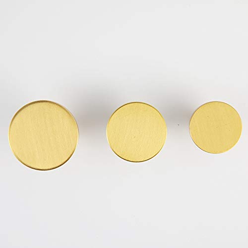 Modern Gold Decorative Wall Mounted Coat Hooks - Solid Brass Coat Rack & Towel Hangers - Bathroom & Kitchen Organizer for Hats, Keys & Accessories (4-Pack, 25x20mm) - Perfect for Entryway, Mudroom, Bedroom & Closet Organization