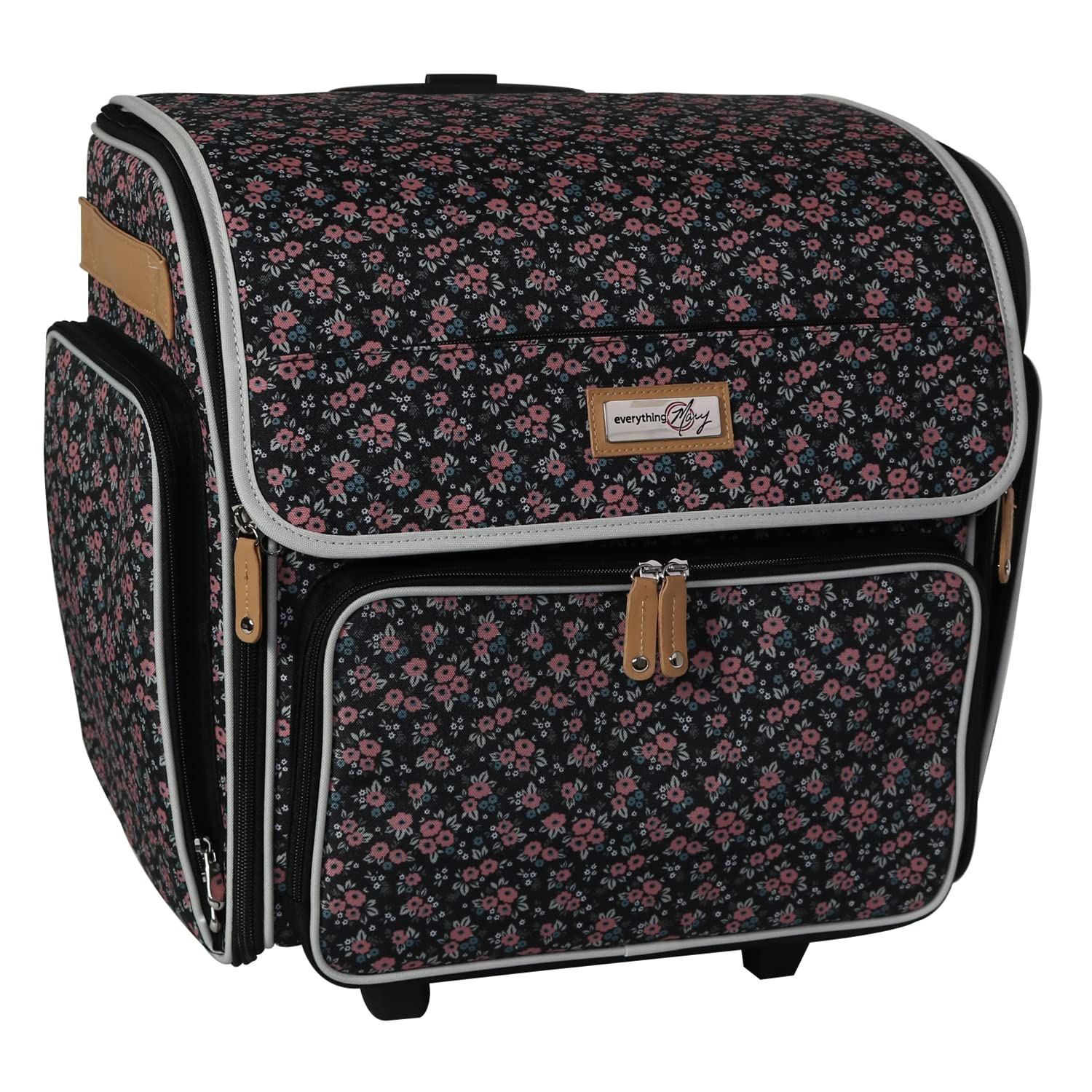 Everything Mary Wheeled Scrapbook Tote - Portable Craft Storage Organizer for Scrapbooking, Art Supplies, Papers & Adhesives | Perfect for Travel, Workshops & Home Crafting