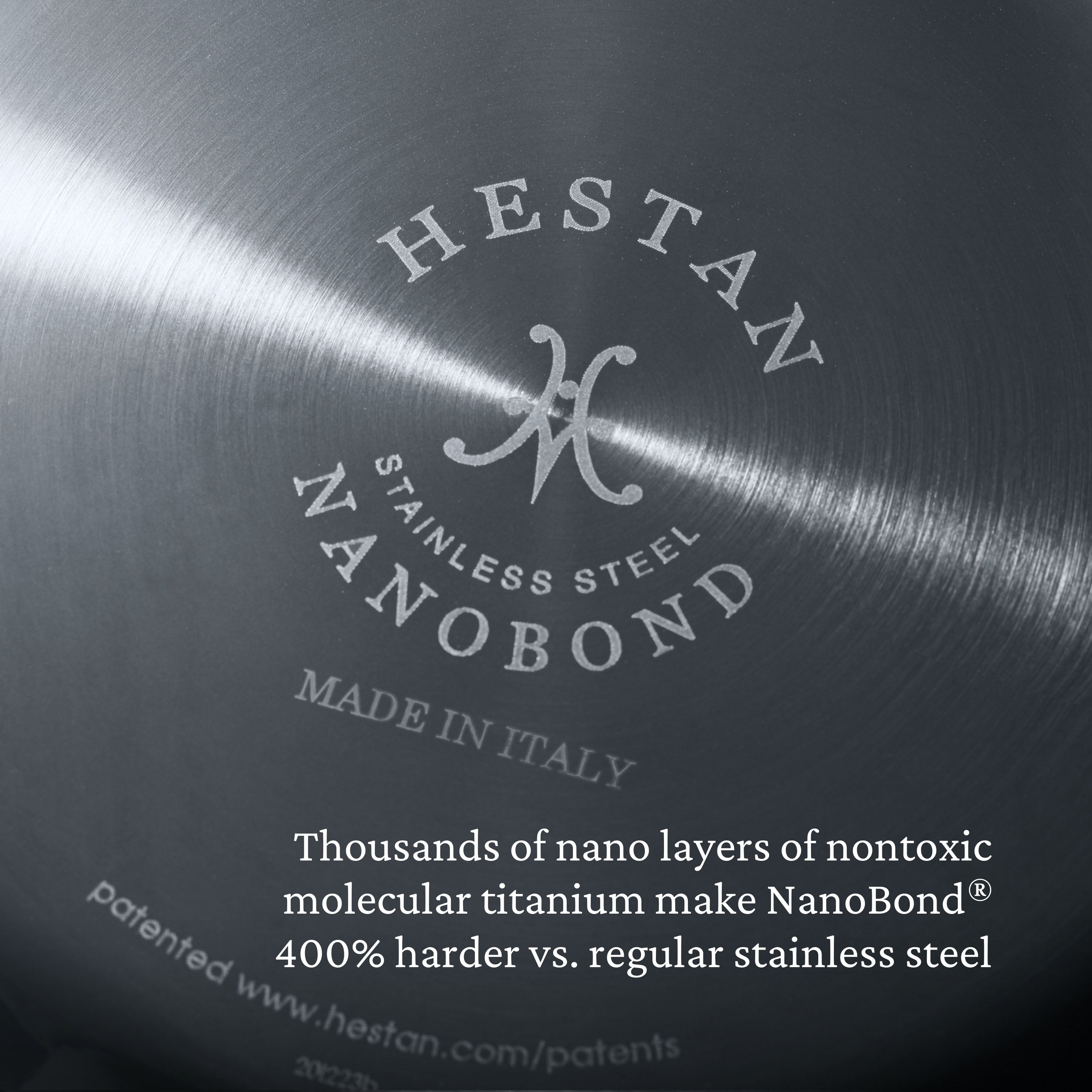 Hestan Nanobond Nonstick Covered Saute Pan with Helper Handle - Perfect for Searing, Frying & Cooking Everyday Meals in the Kitchen