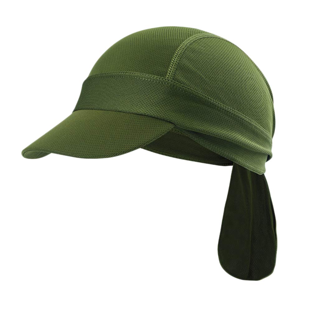 Breathable Running Skull Cap with Tail Visor - Cooling Head Scarf, Sweat-Wicking Durag, Fast-Drying Sport Beanie for Men & Women | Perfect for Jogging, Cycling, Workouts & Outdoor Activities