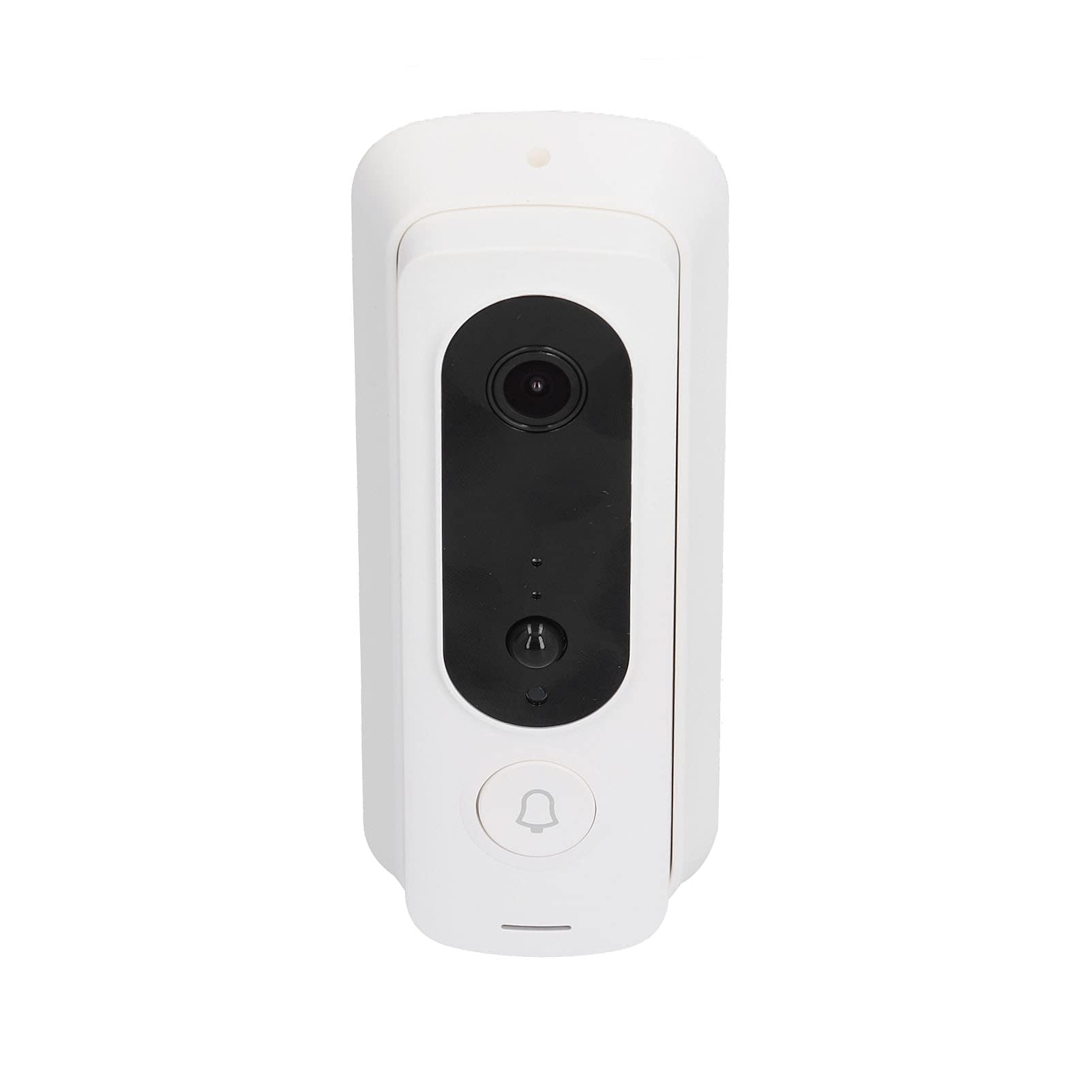 720P WiFi Video Doorbell - Wireless Smart Doorbell with Intercom, Low Power Consumption, for Home & Office Security (White) - Perfect for Apartments, Houses & Business Entrances