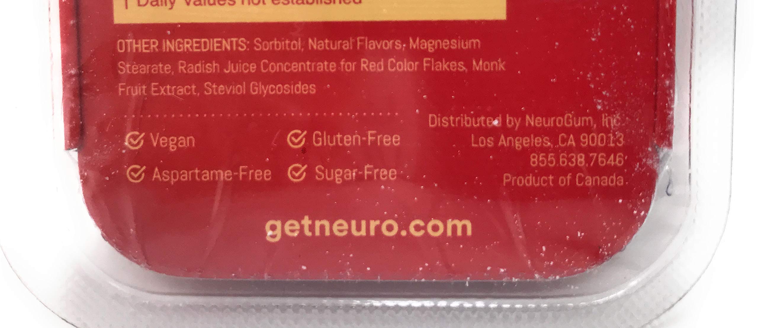 Neuro Energy Focus Fresh Cinnamon Mints - 12 Count Pack | Brain Boosting & Mental Clarity | Perfect for Work, Study & Long Drives