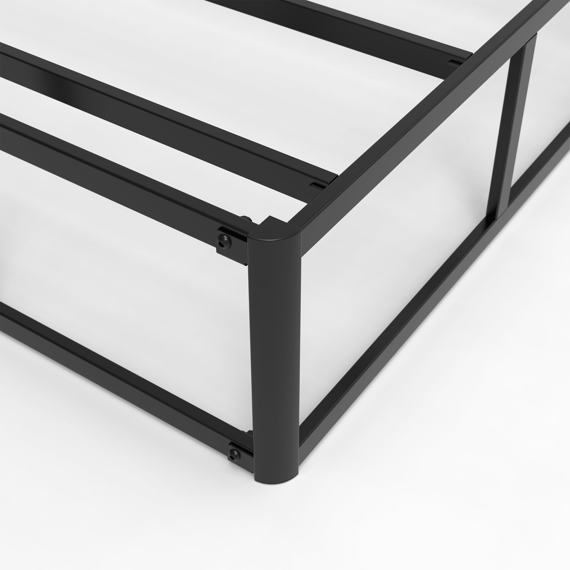 9 Inch Heavy Duty King Box Spring - Metal Bed Base with Fabric Cover, Noise Free Mattress Foundation for Easy Assembly | Perfect for Bedroom, Guest Room & Dorm Use