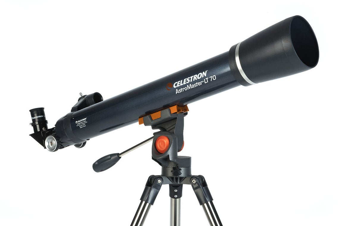 Celestron AstroMaster LT 70AZ Telescope - 70mm Refractor Telescope for Beginners & Kids with Adjustable Tripod | Perfect for Stargazing, Moon Observation & Astronomy Learning