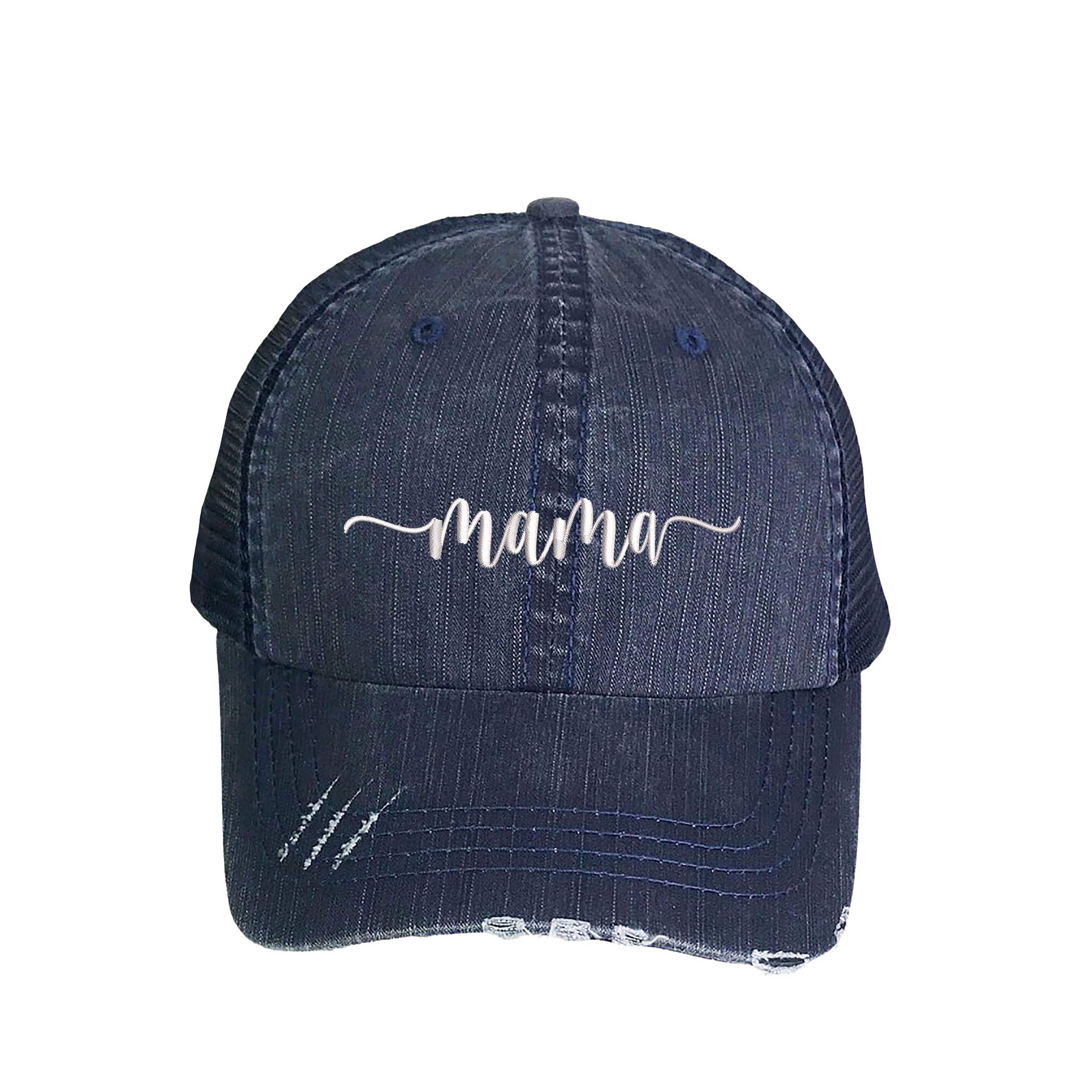 Distressed Trucker Hat for Women - Embroidered 'Hello Sunshine' Baseball Cap | Vintage Style Adjustable Dad Hat for Outdoor Activities, Beach, Hiking & Casual Wear