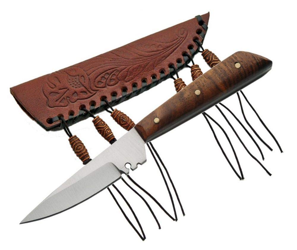 SZCO Supplies Small Patch Knife - Compact Outdoor Survival Knife with Sheath for Camping, Hiking & Bushcraft | Stainless Steel Blade & Ergonomic Handle