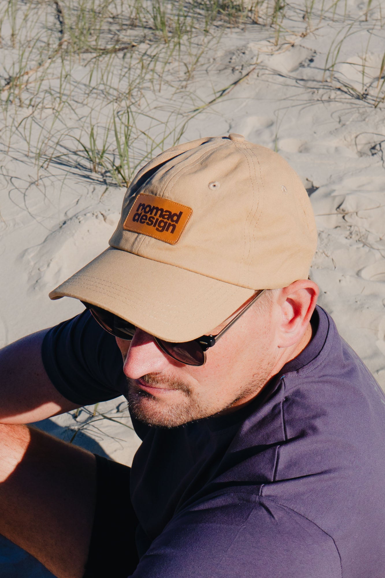 Premium Leather Patch Hat - Stylish & Durable for Outdoor Adventures, Travel & Casual Wear