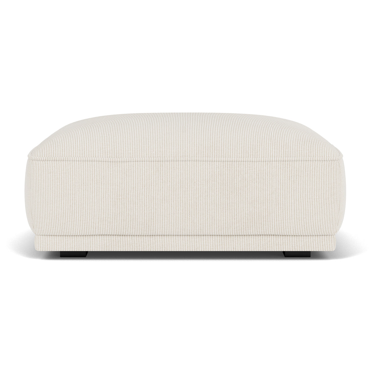 Leonora Velvet Ottoman Stool - Plush Velvet Upholstered Footrest, Storage Bench & Accent Seat for Living Room, Bedroom or Nursery