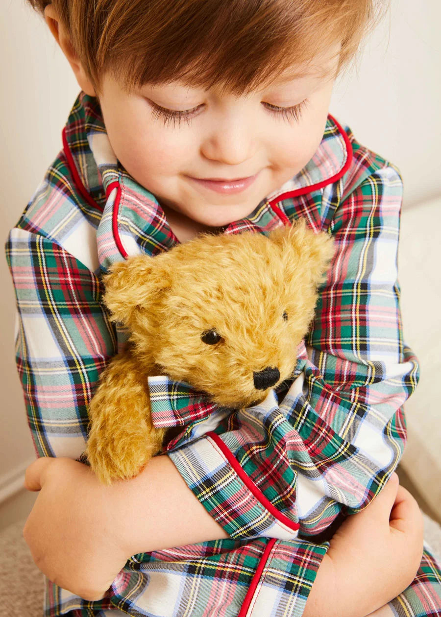 Sussex Tartan Pajama Set for Baby Boys - Soft & Cozy Sleepwear for Nursery, Playtime & Family Photos