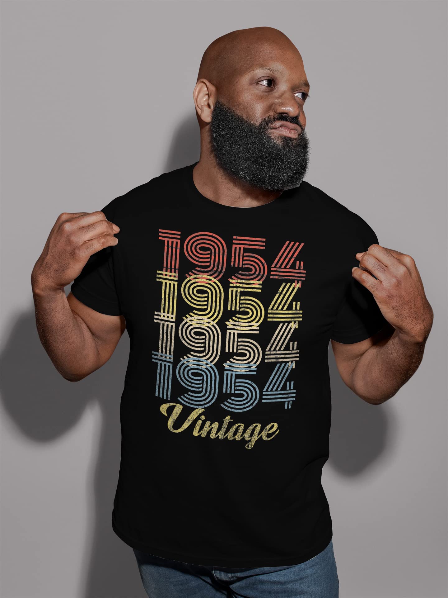 Vintage 1954 Retro 71st Birthday Gift for Men - Classic 71st Birthday T-Shirt - Perfect for Milestone Celebrations & Birthday Parties