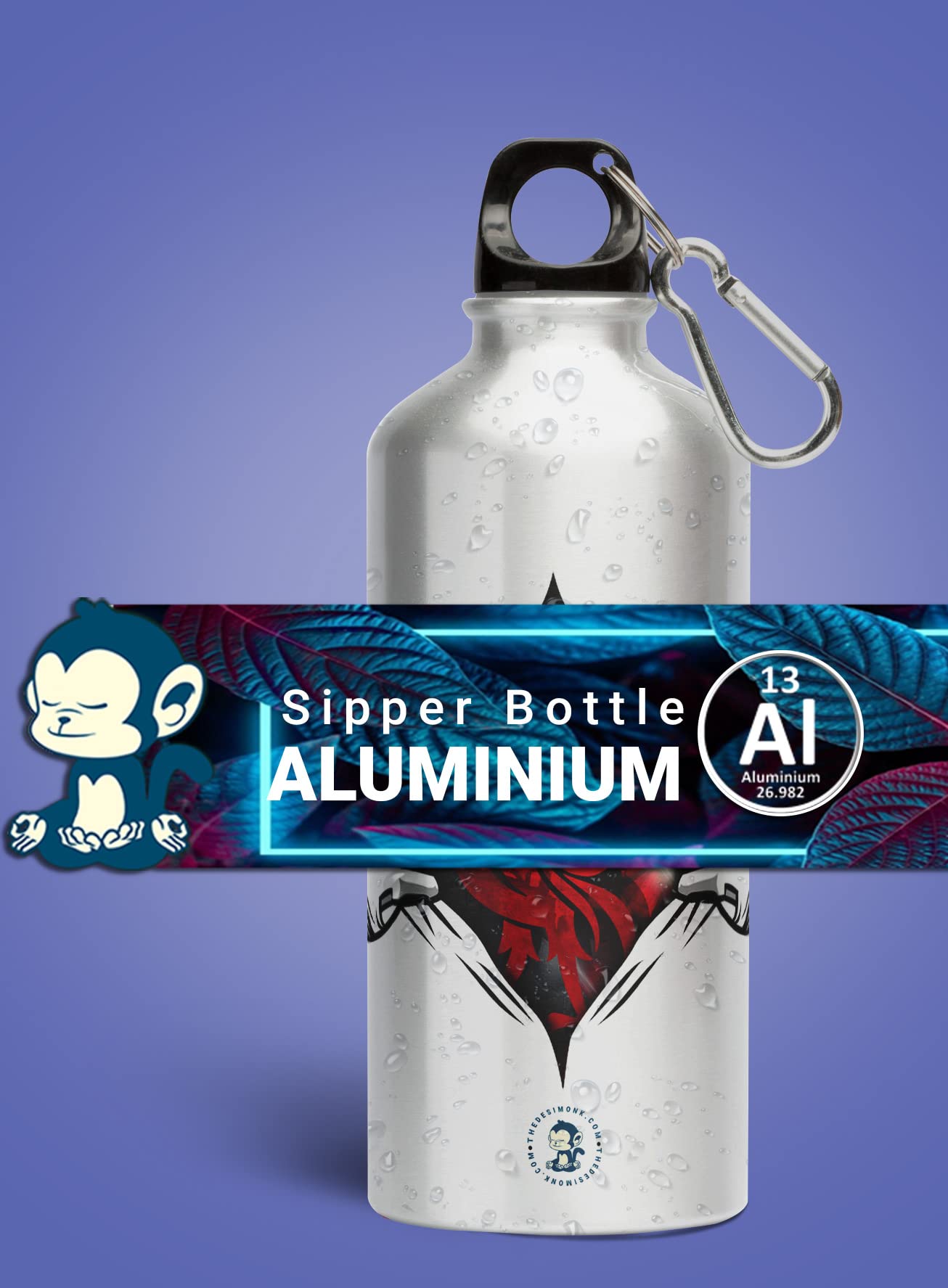 Liverpool FC Themed 600ml Aluminum Water Bottle with Vibrant Print - Insulated Soccer Sports Bottle for Gym, Travel & Outdoor Activities - BPA Free, Leak Proof, Multicolor Design
