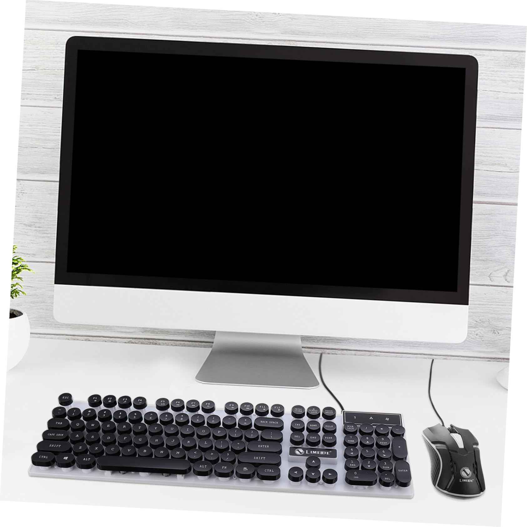 Uonlytech RGB Gaming Keyboard and Mouse Set - Backlit Wired USB Keyboard & Mouse Combo for PC, Laptop, Desktop - Perfect for Gaming, Office Work & Typing