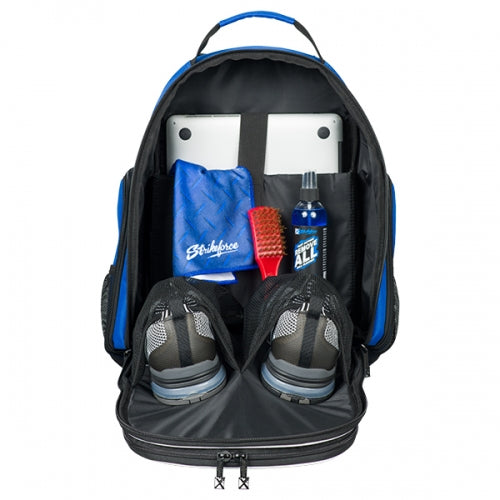 KR Strikeforce Royal Flush Bowling Backpack - Durable & Spacious for Bowling Balls, Shoes & Accessories | Perfect for League Play, Tournaments & Practice Sessions