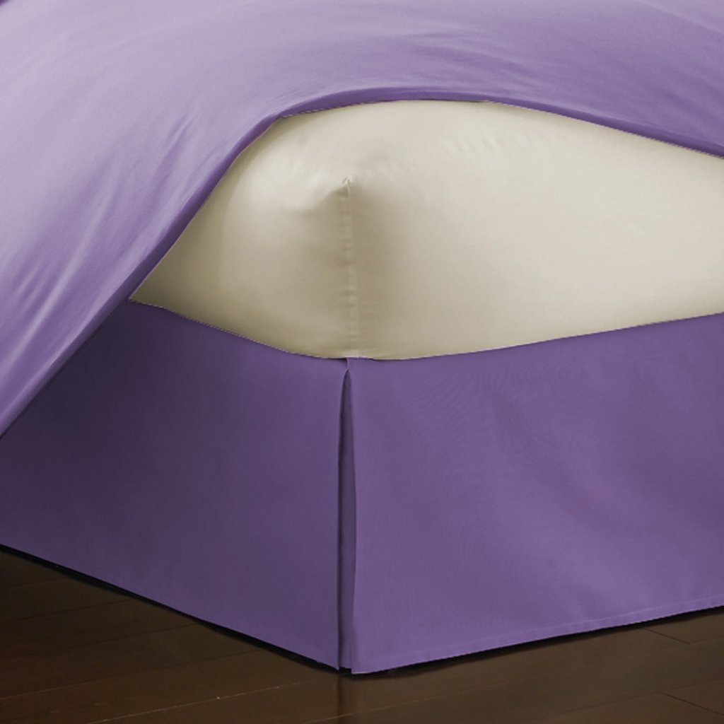 Premium 210 Thread Count Egyptian Cotton Split Corner Bed Skirt - Queen Size, 9