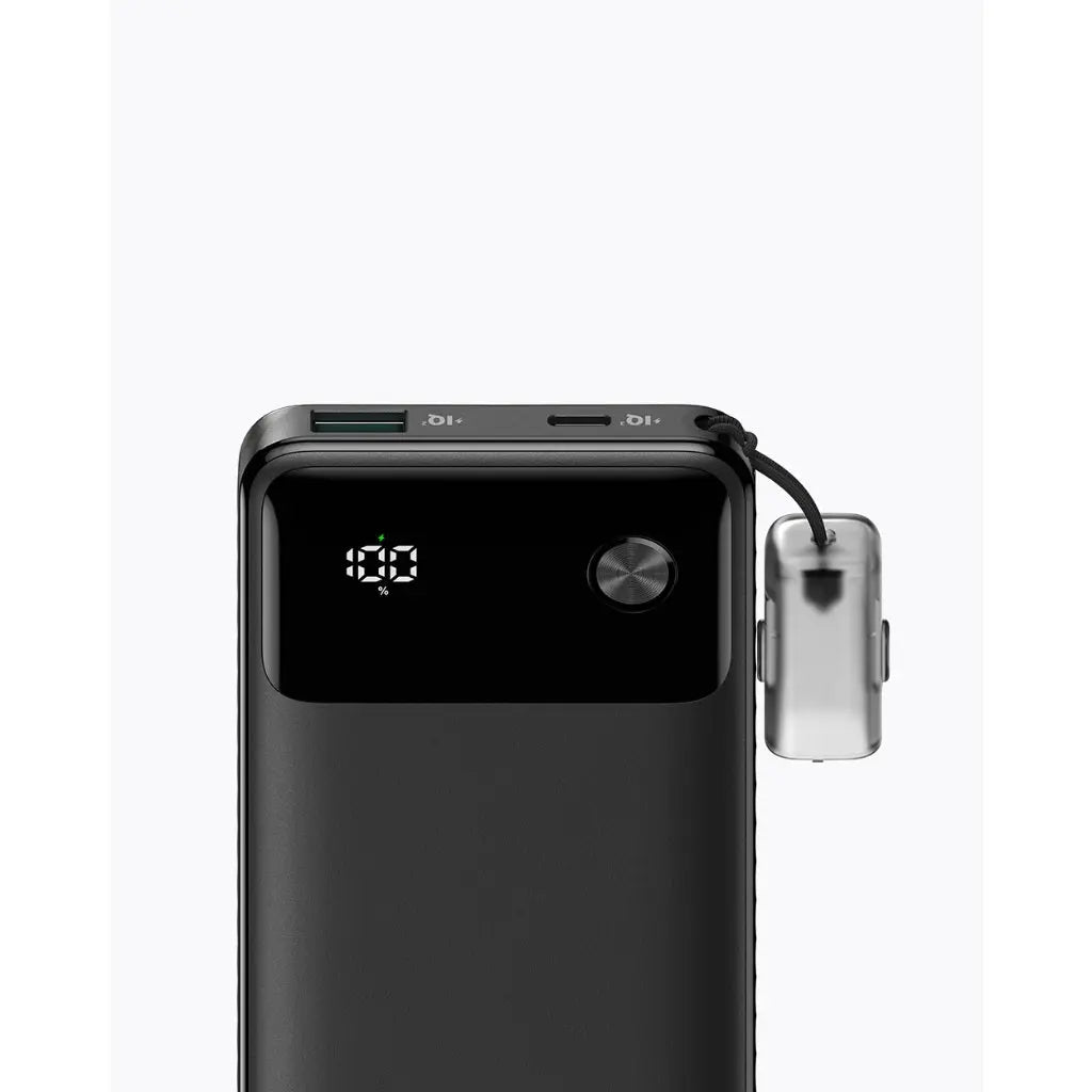 Anker PowerCore 10000mAh Portable Charger with 22.5W Fast Charging & USB-C Cable - Compact Power Bank for Travel, Camping & Emergency Backup