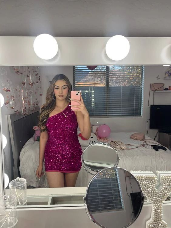 Elegant Sequin Homecoming Dress Short Party Gown J3969 - Perfect for Prom, Cocktail Parties & Special Occasions