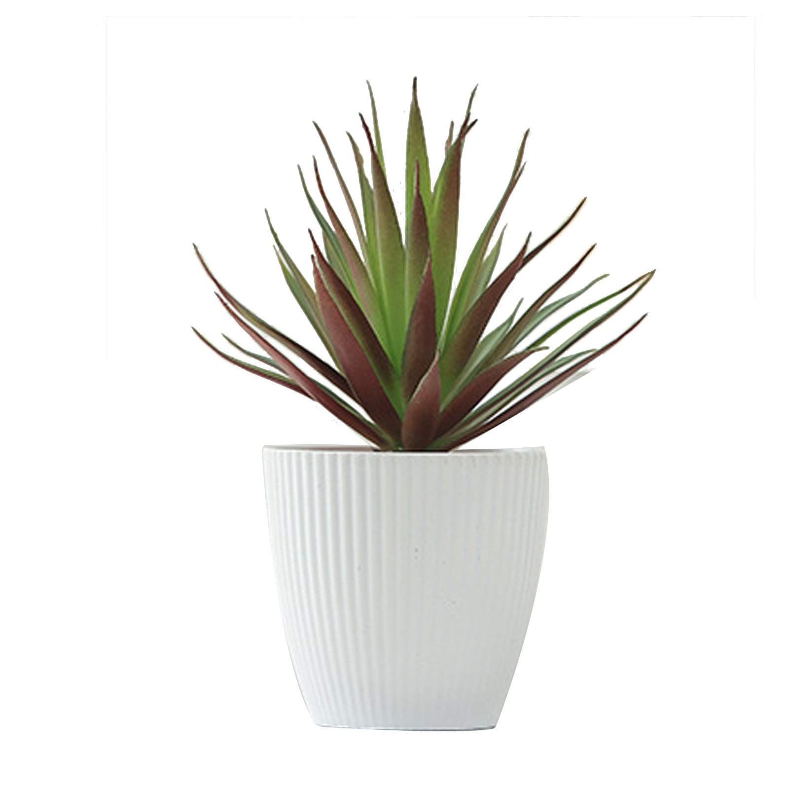 Realistic Artificial Succulent Plants - Unpotted Faux Green Succulents for Office & Home Decor | Low Maintenance Desk Plants for Modern Interior Design