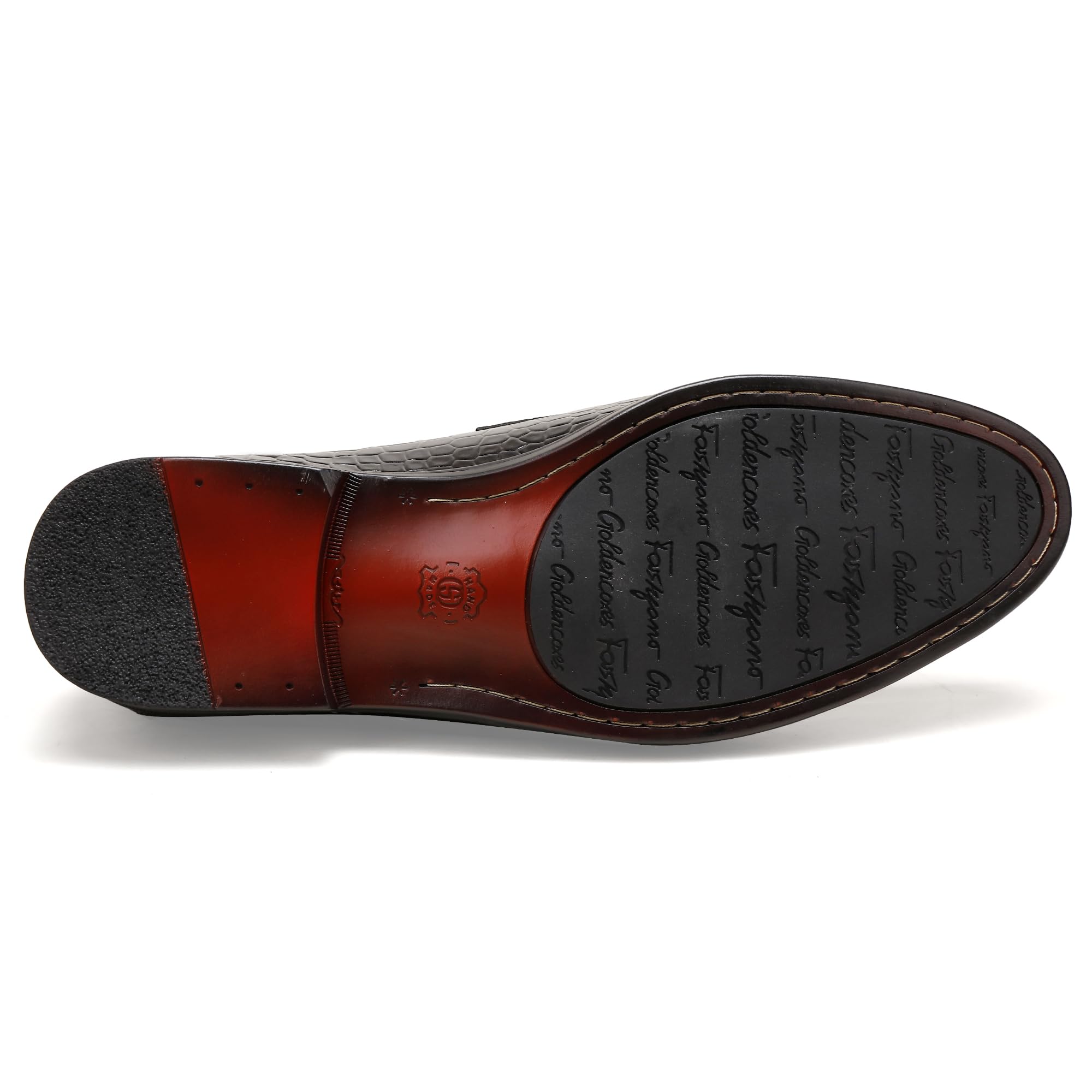Premium Men's Leather Tassel Loafers - Luxury Slip-On Penny Loafers for Wedding, Party & Formal Occasions - Comfortable Dress Shoes for Business, Cocktail Events & Special Celebrations