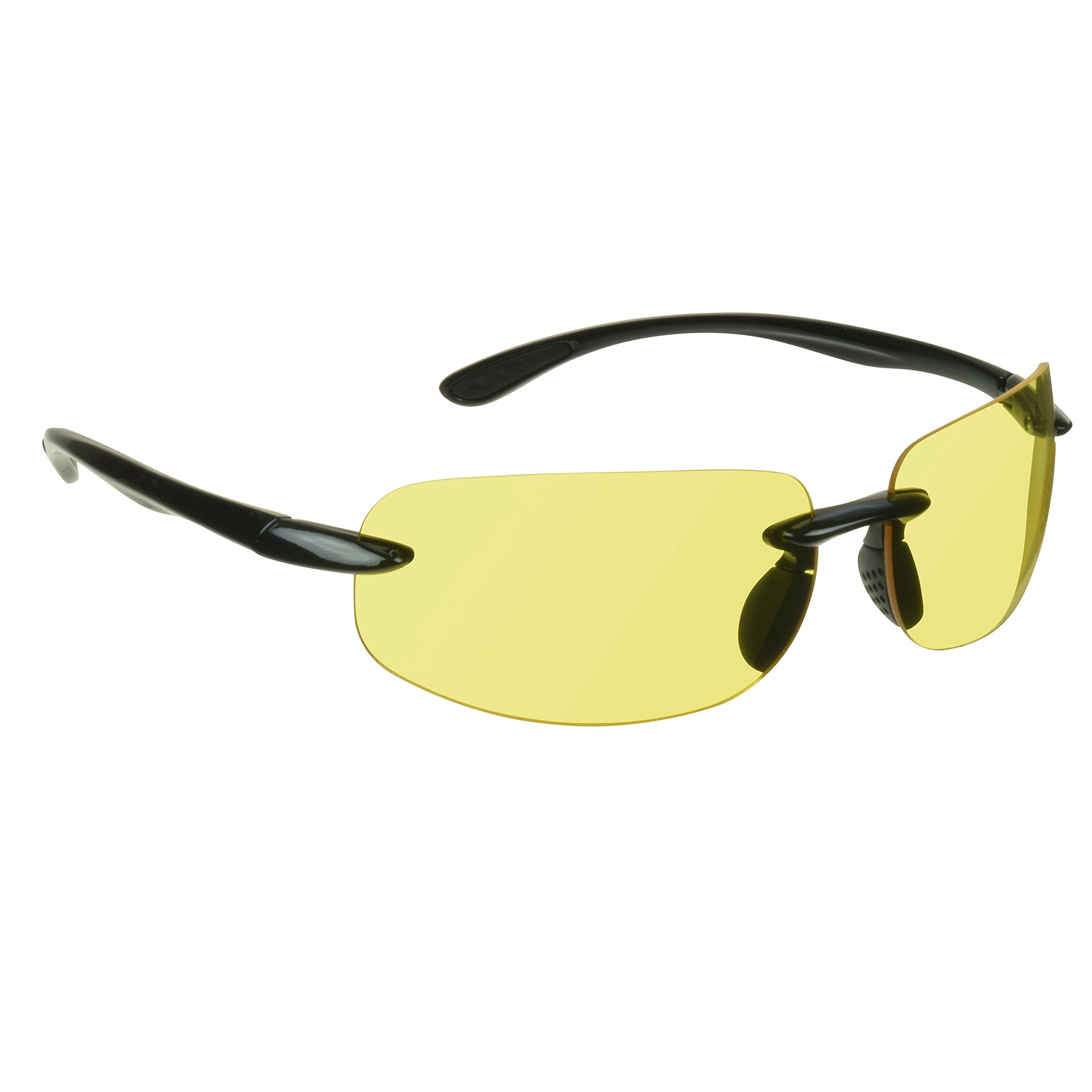 ProSPORT Night Vision Anti-Glare Yellow Lens Sunglasses for Driving & Riding - Aviator Style Metal/Plastic Frames (Men & Women) - Perfect for Night Driving, Cycling, and Outdoor Sports