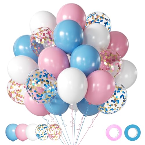 Pink Blue White