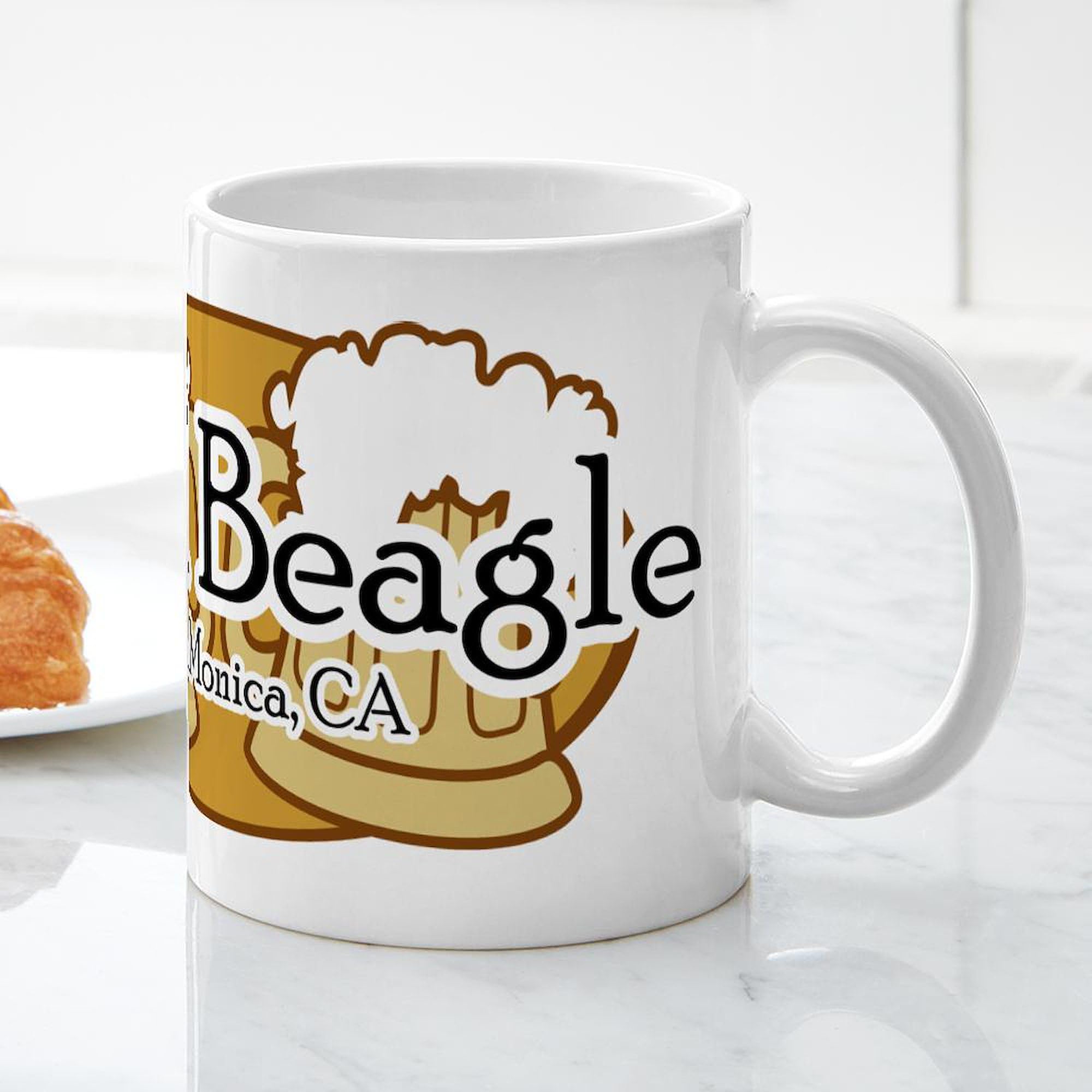 Regal Beagle 11 oz Ceramic Coffee Mug - 325ml Funny TV Show Themed Cup for Hot Drinks, Perfect Gift for Fans of Classic Sitcoms - Ideal for Home, Office, or Collectors