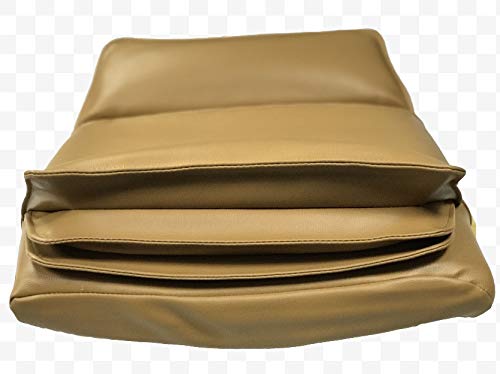 ZKZ Pedicure Chair Massage Cushion with Air Seat Cover - Ergonomic Salon & Spa Massage Chair Cushion (Caramel) - Perfect for Foot Care, Relaxation & Pedicures in Salons, Spas & Home Use
