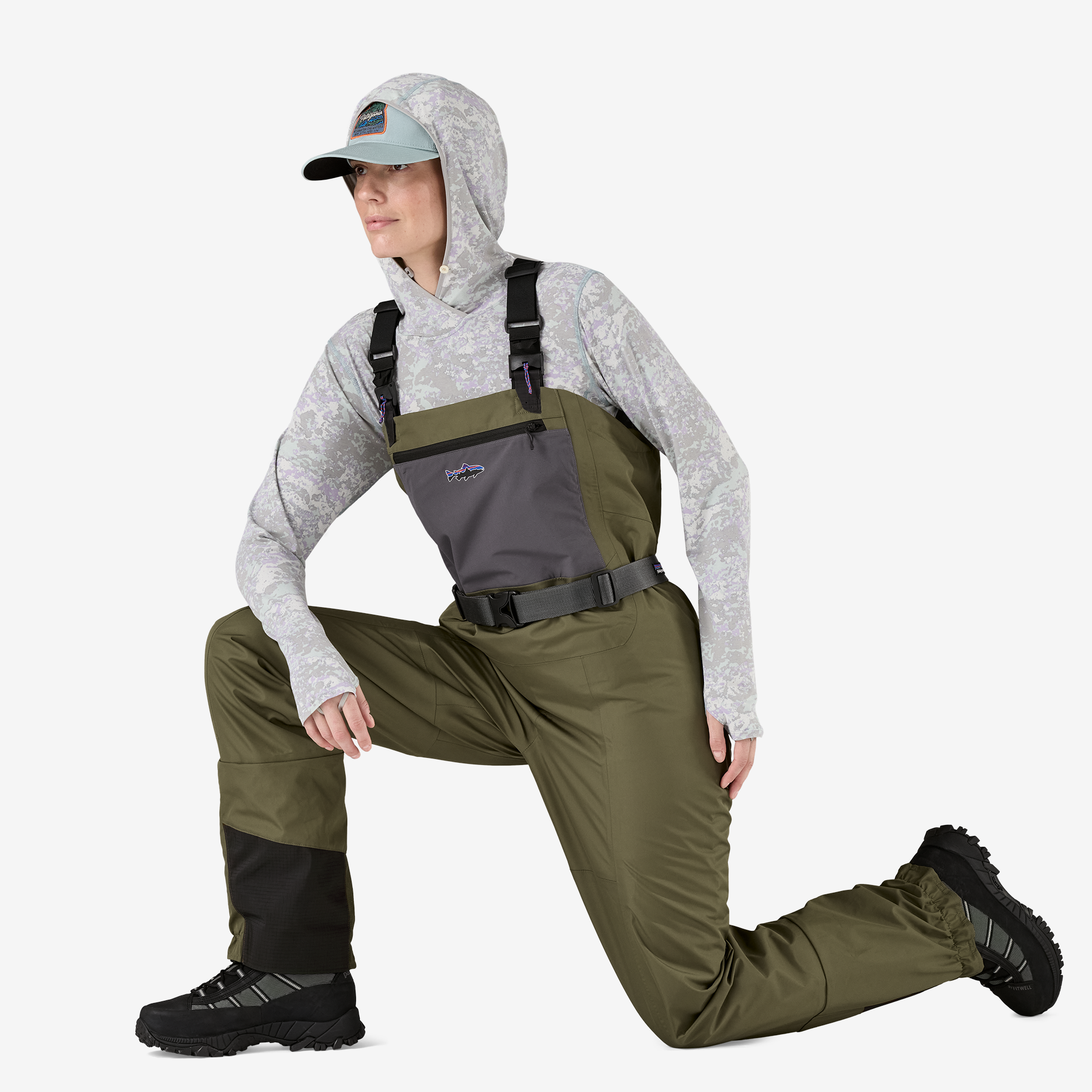 Women's Swiftcurrent® Traverse Waders - Waterproof Fly Fishing Waders for Women with Adjustable Suspenders & Reinforced Knees - Perfect for Fly Fishing, Hiking & Outdoor Adventures