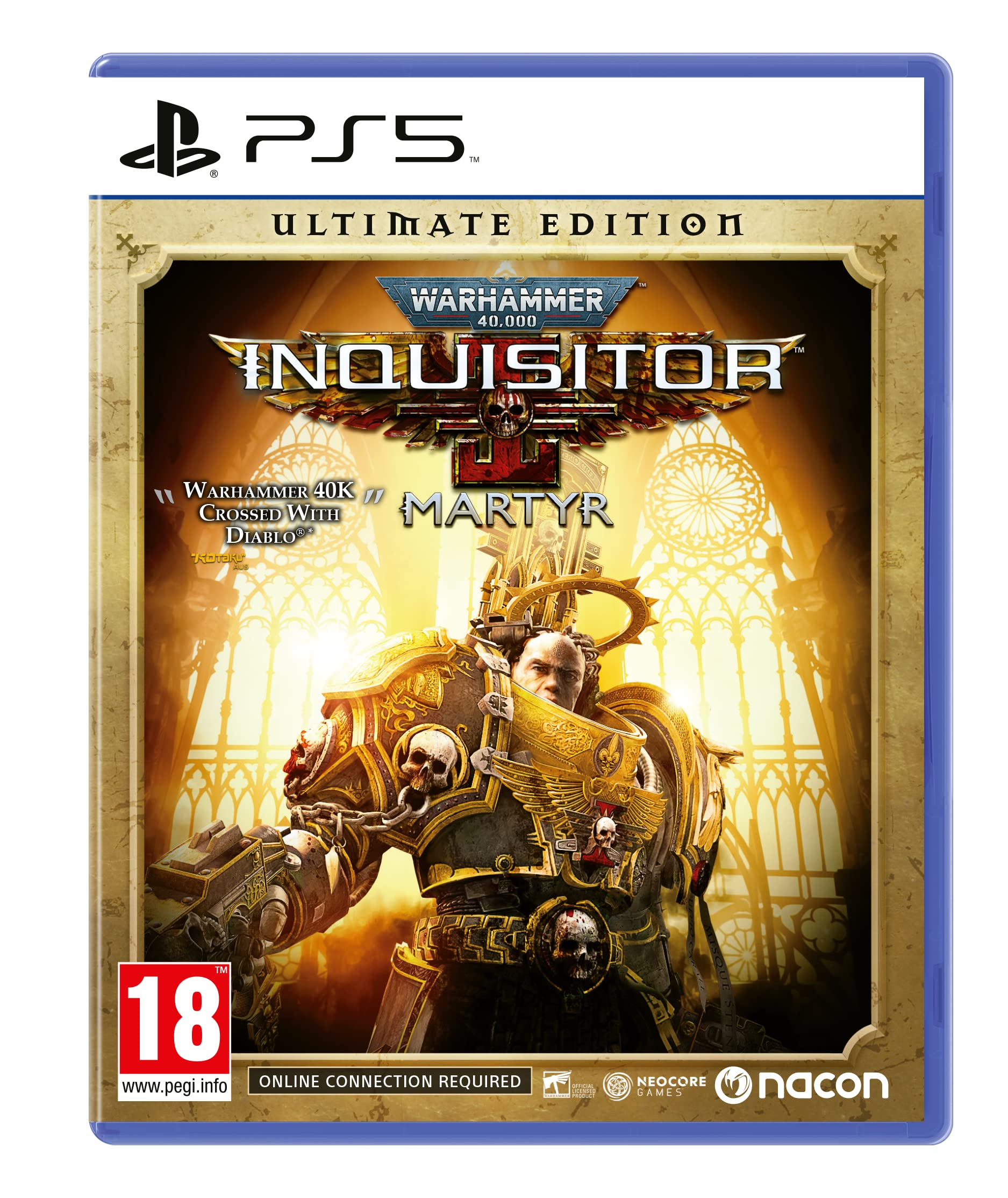 Warhammer 40,000 Inquisitor: Martyr - Ultimate Edition PS5 Game | Action RPG, Co-op Campaign | Perfect for Warhammer Fans & Sci-Fi Gaming Enthusiasts | Great for Solo Play or Multiplayer Sessions